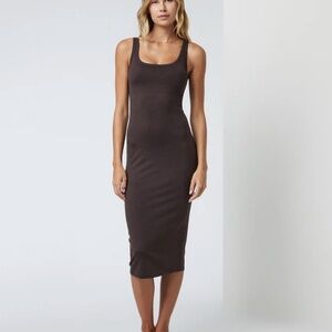 Halo Essential Dress Java Brown Small Vuori NWOT